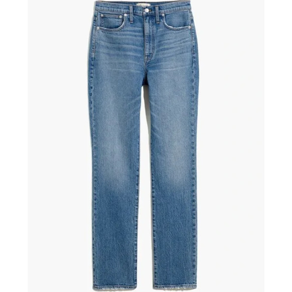 Madewell Women's SIZE 32 High-Rise Slim Boyjean "Neal Wash" TENCEL Denim Edition - Picture 5 of 6